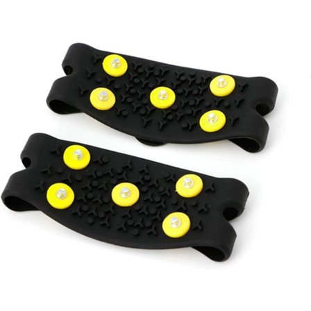 Traction Walking - Halkskyddande Crampons Skoskydd - Herr Dam Isdubbar för Utomhus Vandring Fiske Wa