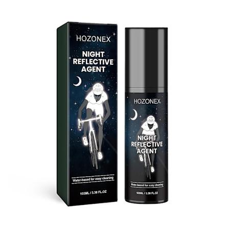 Nattreflekterande spray för utomhus säkerhet reflekterande anti-olycka ridning cykel löpning white