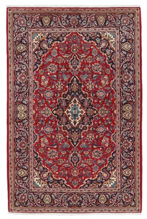 Medallion Small Keshan Fine Rug 142X215 Wool