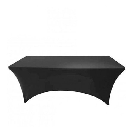 Bordbeklædning til receptionsbord - L 180 x B 75 x H 74 cm - Sort