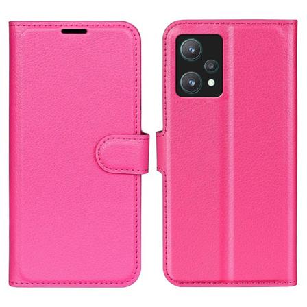 Oneplus Nord Ce 2 Lite 5g Fodral Litchi Textur Rosa