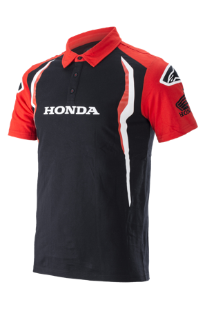 T-Skjorte Alpinestars Honda Polo Rød/Svart 4XL