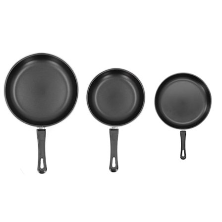 3-delars Mini Nonstick Stekpanna Set Induktion Gasspis Köksredskap