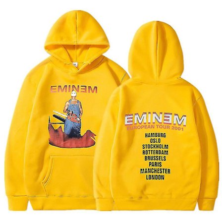 Eminem Anger Management Tour 2002 Hoodie Vintage Harajuku Funny Rick Sweatshirts Långärmade Herr Dam Pullover Mode
