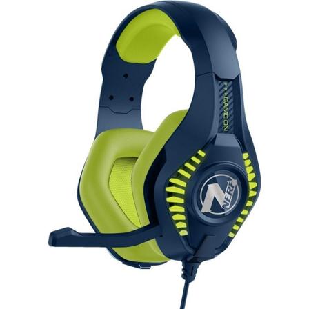 Nerf Pro G5 Gaming-hörlurar One Size Blå/Grön Blue/Green One Size