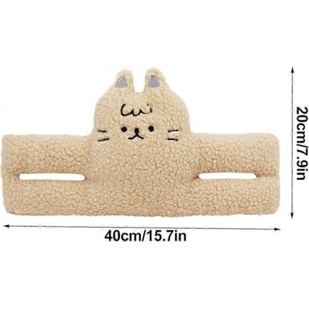 Søt Dørstopper, Dekorativ Kattedørstopper for Hjemmekontor, Myk Stoff Dyre-Anti-Klem Dørstopper for å Holde Døren Åpen for Din Hund eller Katt