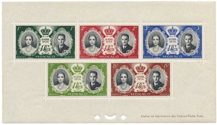 Monaco 1956 - YT 473/477 - Postfrisk