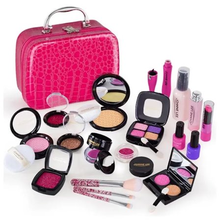 Sæt med 21 stykker Børn Makeup Kit Simulering Kosmetik Set Set Sminke Piger Legetøj Lege Hus Falsk Sminke Legetøj