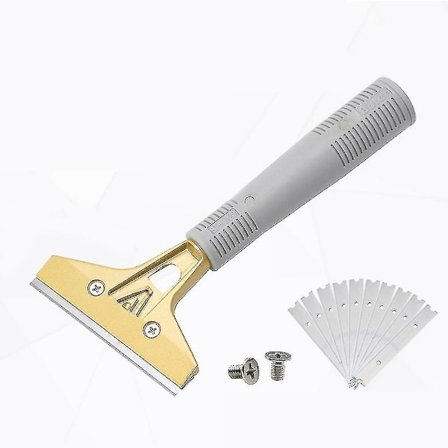 Spatula Cleaning Knife With 10 Blade 2 Screws Glass Putty Wall Peeling In Addition Glue Marble Spatula Blade Beauty Sewing Tool