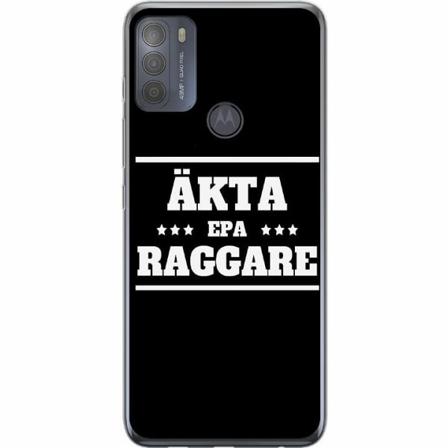 Motorola Moto G50 Genomskinligt Skal Äkta Raggare