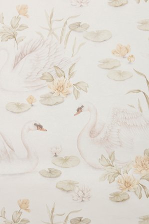 Newbie | Tapet Lily Swan | Vit