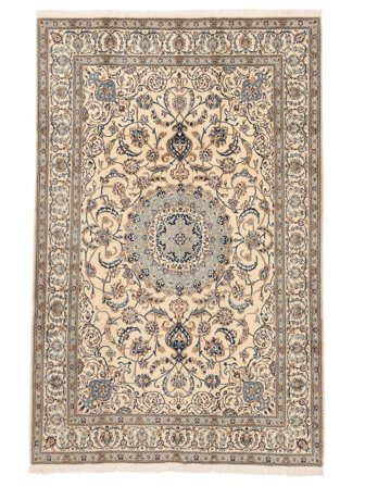 Nain Fine 9La Rug 196X302 Brown/Beige Wool, Persia