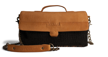 Muud Strikkepakke Haumea Veske sort-whisky