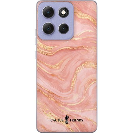 Kompatibel Mobilcover til Motorola Motorola Moto G86 Power Cactus and Friends – RoseGoldFlow