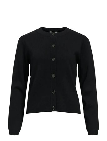 Objester Sli L/S Knit Cardigan Noos Black Object