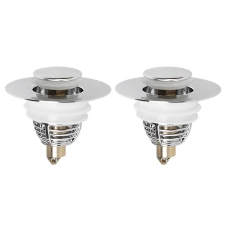 2 stk. badeværelsesvaskprop til håndvask, pop-up-vaskprop til håndvask