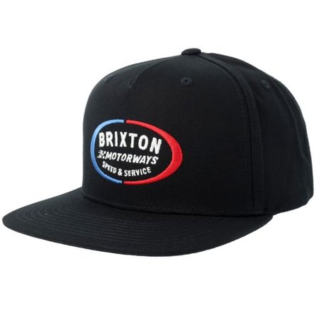 Brixton - Svart snapback Keps - Rhett Mp Black A-frame Snapback @ Hatstore
