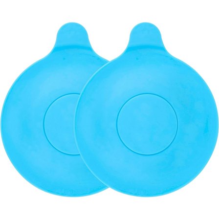 Diameter 13,3 cm, (blå), 2-pack, avloppstopp för badkar,