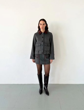 Laagam Bruna Grey Jacket - Grey - M