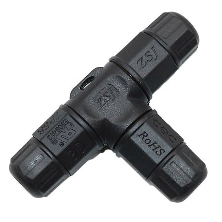 M20 LP68 Vanntett Kobling T Form 3 Veis 4 Leder Koblingsboks Kobling Utendørs Skjøteledning Kobling 600V