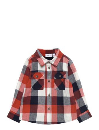 Nmmnorman Ls Shirt Skjorta Multi/mönstrad Name It