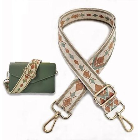 1 st axelrem för väskor, 80-140 cm justerbar bred med låda