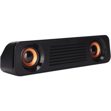 Soundbar til TV, Bærbar Kablet Højttaler Stereo Subwoofer Lang Desktop Højttaler USB Drevet 3,5 mm Jack Tablet Kablet Højttaler