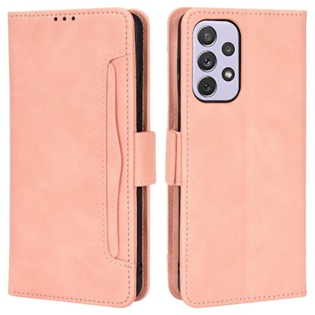 SKALO Samsung A53 5G 6-lokeroa Lompakkokotelo - Pinkki