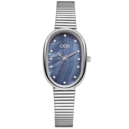 Luksus timantti naisten rannekellot ruostumaton teräs analoginen kvartsi vedenpitävä