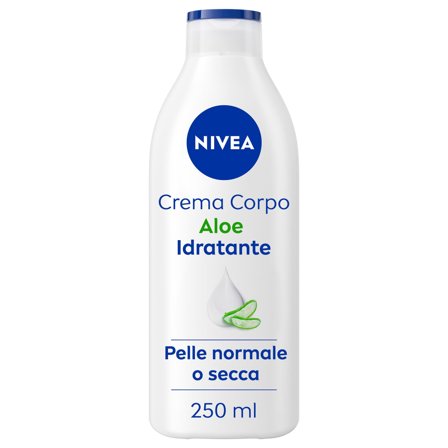 Nivea Crema Corpo Aloe Idratante 72h Per Pelle Secca O Normale