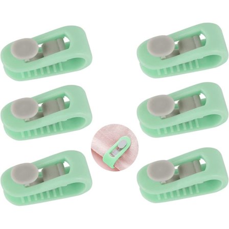 Dynetrekk Klips, Nålfri Dynetrekk Klips, 6 Stykker Tykke Dynetrekk Klips