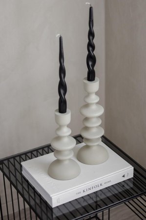 Coming Home Wave Lysestake Sand H20cm