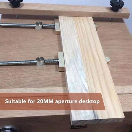 2-pak hurtigspændere til arbejdsbord med 4 bordkroge til 20 mm huller, hurtigspændere