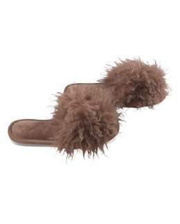 Curly tofflor - 38/39 - Fondaco