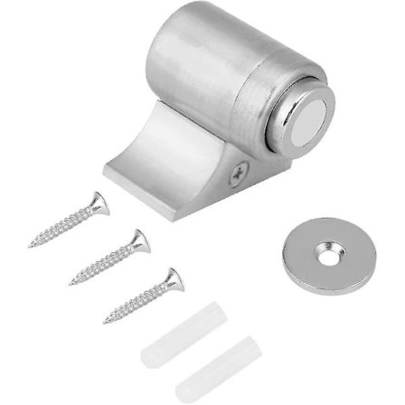 Magnetisk dörrstopp i rostfritt stål, dörrfångare, kraftig mjuk fångst, låg ljudnivå