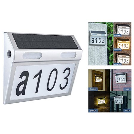 Dörrpanellampor, solcellsäkerhetslampor, dekorativ belysning