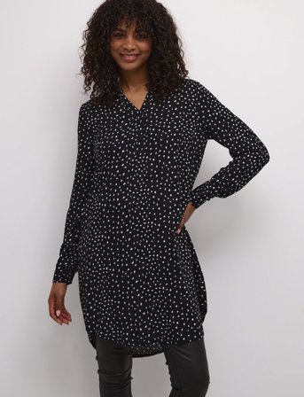 Kaffe Kamarana Shirt Dress - Black - 38