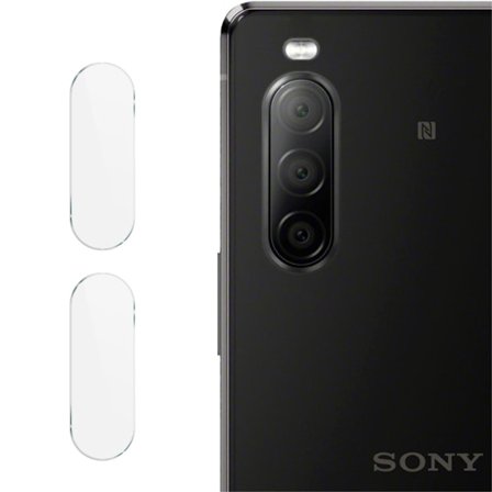 IMAK 2PCS HD Härdat glas Kameralinsskydd Sony Xperia 10 II