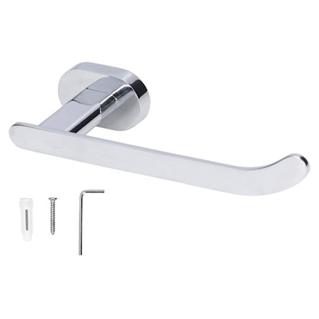 Vægmonteret toiletpapirholder, rustfri, stærk bæreevne, håndklædeholder til badeværelse og køkken