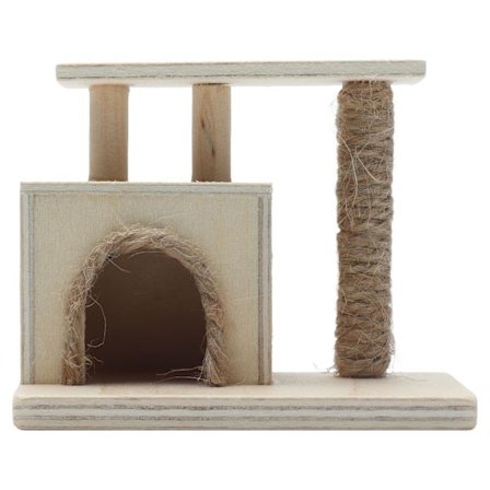 Katt Ramme 1:12 Dukkehus Mini Kattehus Katt Stativ Leke Møbler Dekorasjon Tilbehør