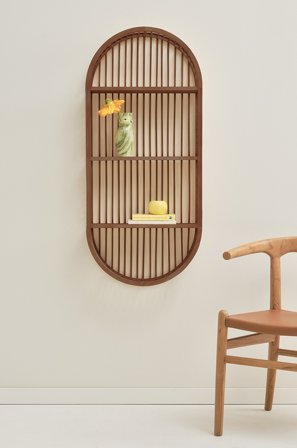 Jotex - Oval Vegghylle Brun - POLLUX - Kjøp Veggdekor hos Jotex