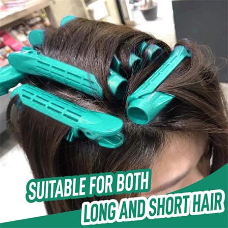Hair Curler Clip Self Grip Volume Hair Curler Clip Naturally Fluffy Curly Hair Styling Carrying Hair Styling Rollers
