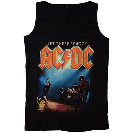 AC/DC Dam/Dam Let There Be Rock Linne XXL Svart