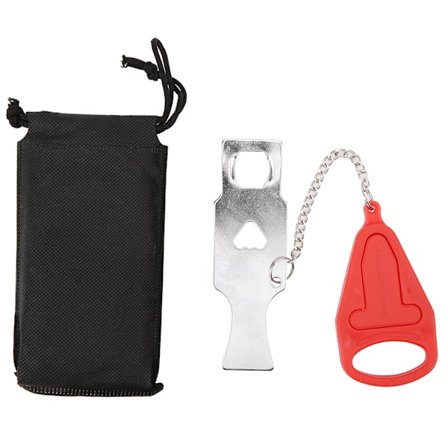 Bärbar Anti-stöld Säkerhetsdörrlås Självförsvar Dörrstopp för Hem Resa Hotell Användning