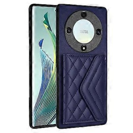 YB Läderbeläggning Serie-8 För Honor X9a 5G/Magic5 Lite 5G Fodral RFID-blockerande Telefonkortsfodral()