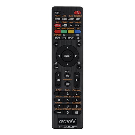 Universell TV-fjärrkontroll CRC707V för Samsung Sony LG Sany