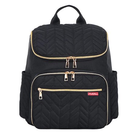 Mamma Skötväska för Nyfödd Baby Funktion Stor Kapacitet Skötväska Broderi Vattentät och Smutsavvisande Mamma Reseryggsäck~02041