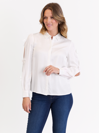 MATCH - Emy bluse - Marie Philippe - Str. 40 - Dame - Skjorter & Bluser - Hvit - 100% viskose