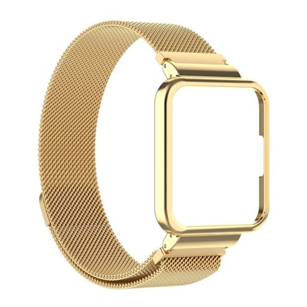 Guld Guld Metallarmband med Klockram kompatibel med Xiaomi Redmi Watch 2 Lite kompatibel med Xiaomi Redmi Watch 2 Lite