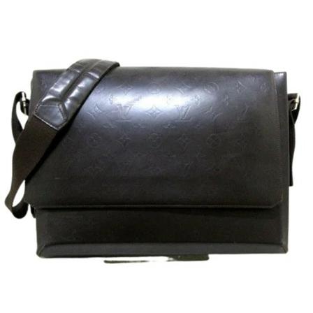 Louis Vuitton Vintage, Pre-owned Leather Shoulder Bag Zwart, Dames, Maat:ONE Size